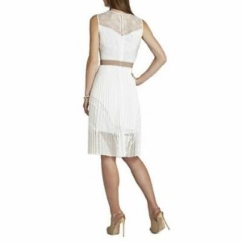 BCBG white dress with lace detail size 0 - Picture 6 of 14
